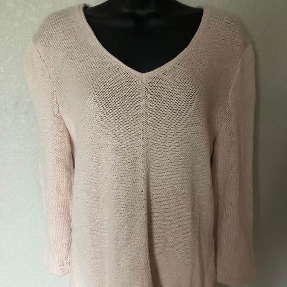 Ralph Lauren Sweaters - Lauren Ralph Lauren Pink Sweater 3/4 Sleeve XL